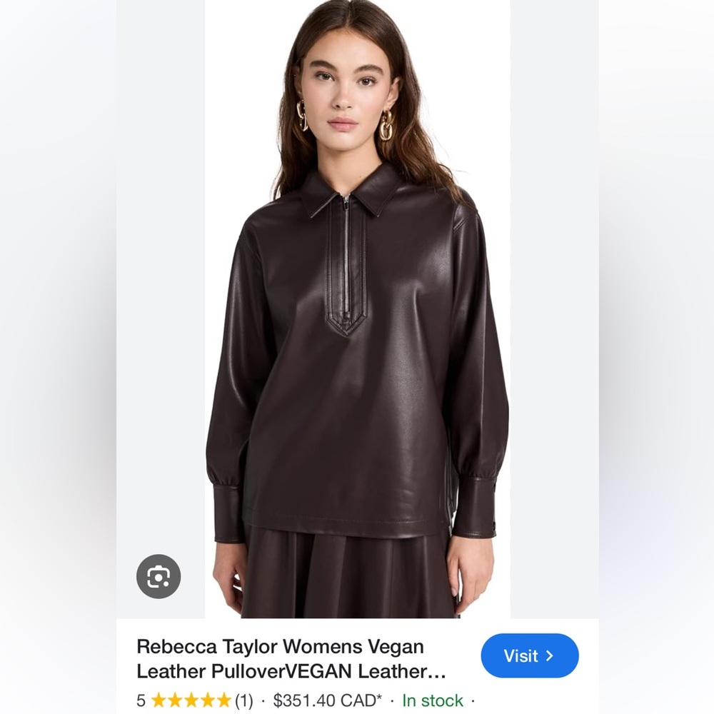 Leather Pullover
Rebecca Taylor S